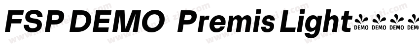 FSP DEMO   Premis Light字体转换